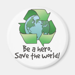 Wees een Hero, Recyclen Magnet Magneet