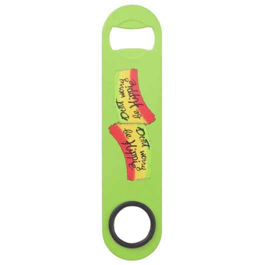 Wees een Hippie Thunder_Cove Speed Flessenopener (Achterkant)