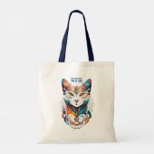 Wees een kat tote bag (Achterkant)