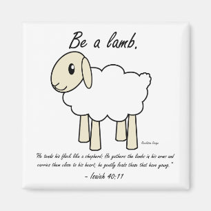 "Wees een lamp" Magnet Magneet