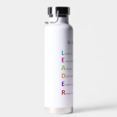 Wees een LEIDER waterfles (Rechts)