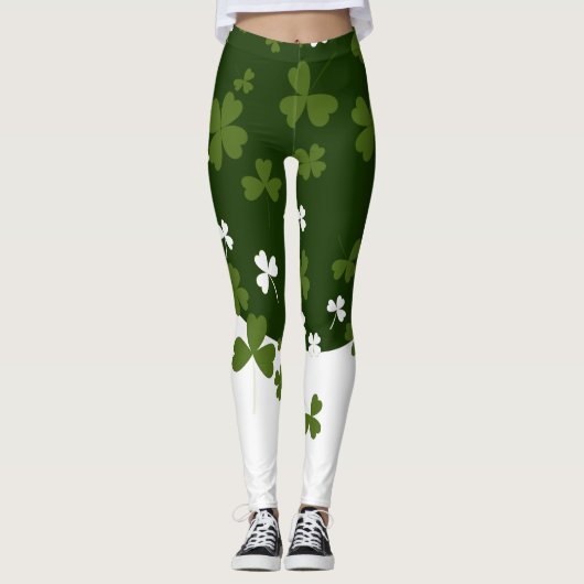 Wees een Leprechaun voor een dag Leggings (Voorkant)