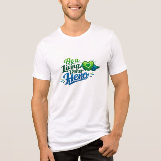 Wees een Levende Donor Held Tri-Blend Shirt