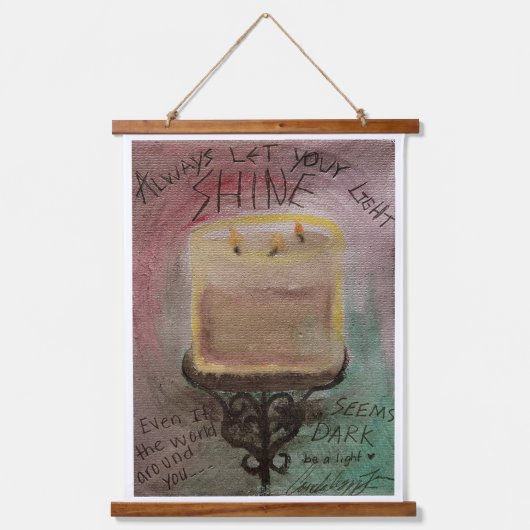 Wees een licht hangend wandkleed (Voorkant)