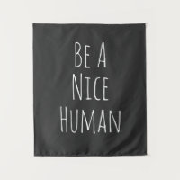 Wees een mooi mens | Inspirerend woorden zwart wit