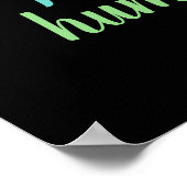 Wees een mooi mens poster (Hoek)