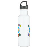 Wees een mooi mens waterfles  (Voorkant)