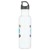 Wees een mooi mens waterfles  (Achterkant)