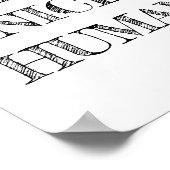 Wees een mooi menselijk Poster (Hoek)