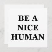 Wees een mooi menselijk Poster (Voorkant / Achterkant)