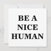 Wees een mooi menselijk Poster (Voorkant)