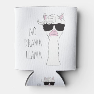 Wees een No Drama Llama Art Cartoon Art Llama Art Blikjeskoeler