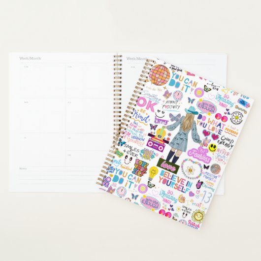Wees een onbevreesde affirmatie planner (Display)