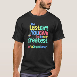 Wees een orgaandonor en een orgaandonatie- en dono t-shirt