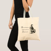 Wees een ouderwetse ridder canvas tas (Voorkant (product))