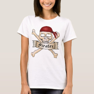 Wees een rebel, wees een piratenT-shirt. T-shirt