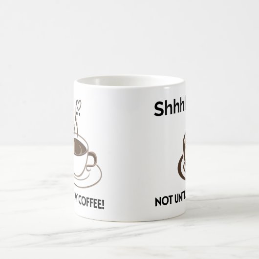 Wees een rustige koffie Mok (Center)