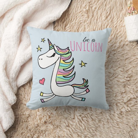Wees een Sierkussen van Unicorn (Deken)