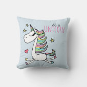 Wees een Sierkussen van Unicorn (Voorkant)