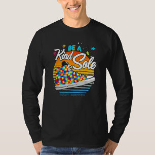Wees een soort eenzame autisme-bewustmakingsschokk t-shirt