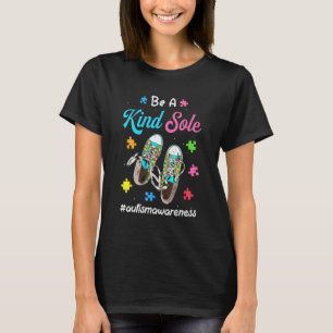 Wees een soort eenzame autisme-schok voor autisme t-shirt