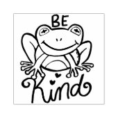 Wees een soort kikker 	rubberstempel (Afrduk)