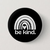 Wees een soort regenboog ronde button 5,7 cm (Voorkant)