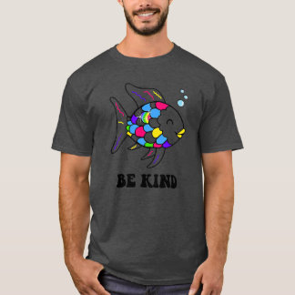 Wees een soort regenboogvis Levenaar Leven Leren T T-shirt