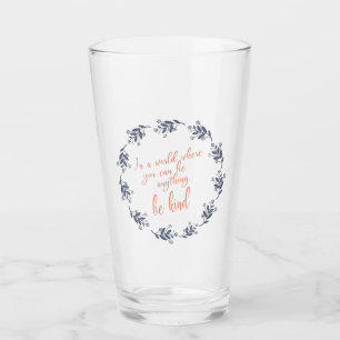 Wees een soort tekst in een Floral Wreator Glas