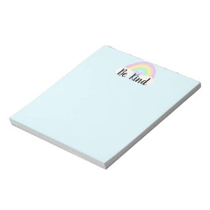Wees een soort Waterverf regenboog Notitieblok