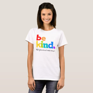 Wees een speciale grafische slogan voor regenboog t-shirt