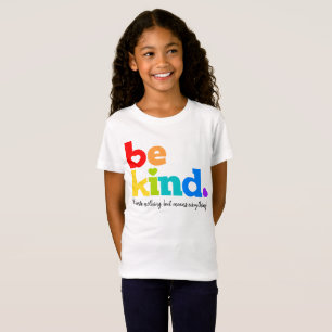 Wees een speciale grafische slogan voor regenboog t-shirt