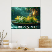 WEES EEN STER - WEES ANDERS POSTER (Keuken)