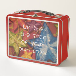 Wees een stralende ster metalen lunchbox