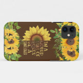 Wees een Sunflower Quote Case-Mate iPhone Case (Achterkant (horizontaal))