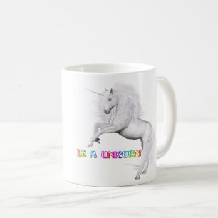 Wees een unicorn koffiemok