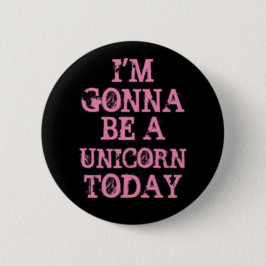 Wees een Unicorn Ronde Button 5,7 Cm (Voorkant)