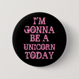 Wees een Unicorn Ronde Button 5,7 Cm