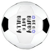 Wees een vriend Geen pestkop Voetbal (Gedraaid)