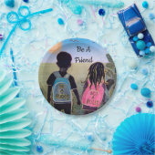 Wees een vriend papier Borden Papieren Bordje (Feest)