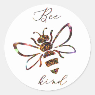 Wees een vriendelijke Klassieke Sticker