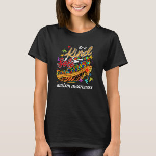 Wees een vriendelijke ziel Autism bewustzijn Regen T-shirt