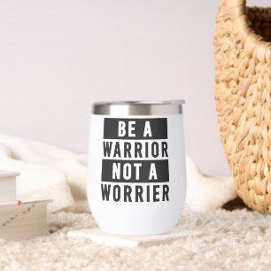 Wees een Warrior Motivatie Quote Workout