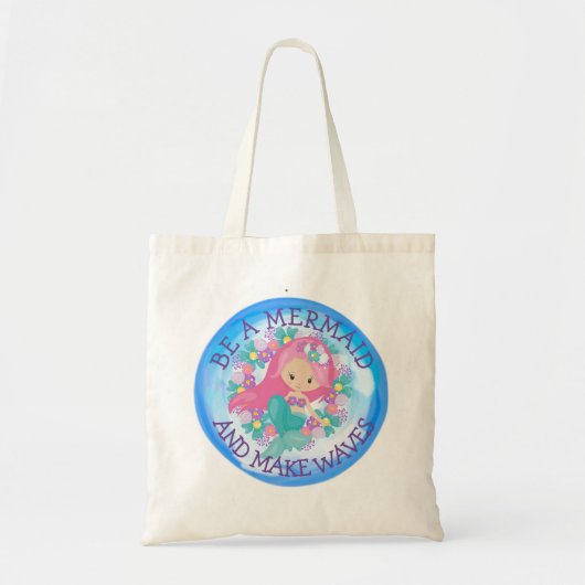 Wees een Zeemeermin Canvas tas (Voorkant)