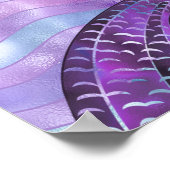 Wees een zeemeermin en maak Waves Fun Holographic  Poster (Hoek)