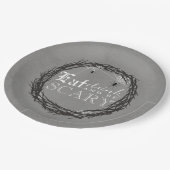 Wees eng halloween - 9-inch papieren bord (Gekanteld)