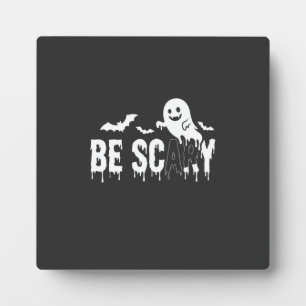 Wees eng Halloween Geest Vleermuis Ontwerp_1 Fotoplaat