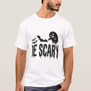 Wees eng vintage vleermuis Halloween shirt ontwerp