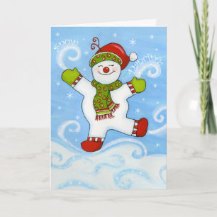 Wees er maar. feestdagen kaart