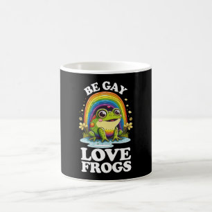 Wees Gay Liefde Kikkers Grappig LGBTQ Trots Regenb Koffiemok